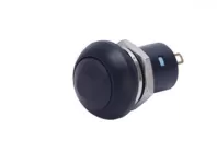 Nút Nhấn Giữ 12mm Màu Đen Bằng Nhựa